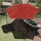 Pure Garden 10-Foot Offset Patio Umbrella with Square Base, Orange 50-102-TCB - alternate 1